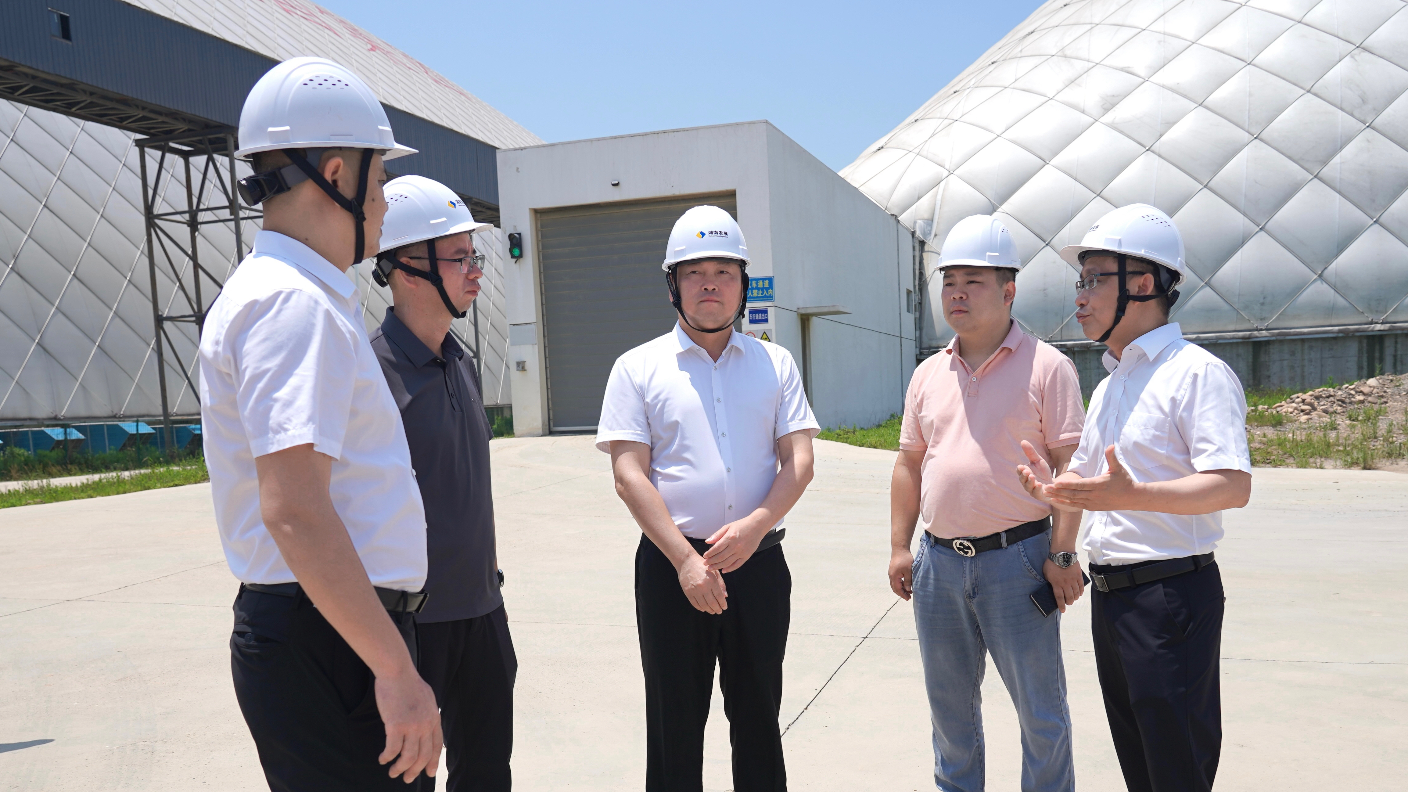 沅江市委書記楊智勇調研湖南發展機制砂和砂石集散中心項目